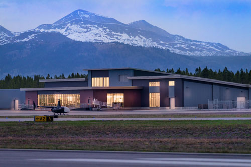 New terminal at night