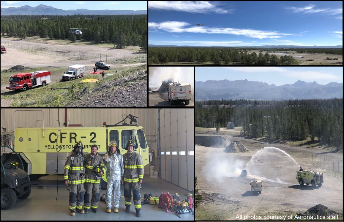 collage of photos from the training exercise at WYS