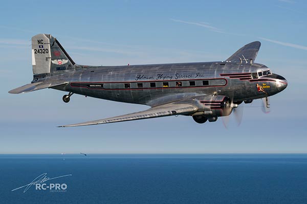 Fully restored DC-3, Miss Montana, N24320